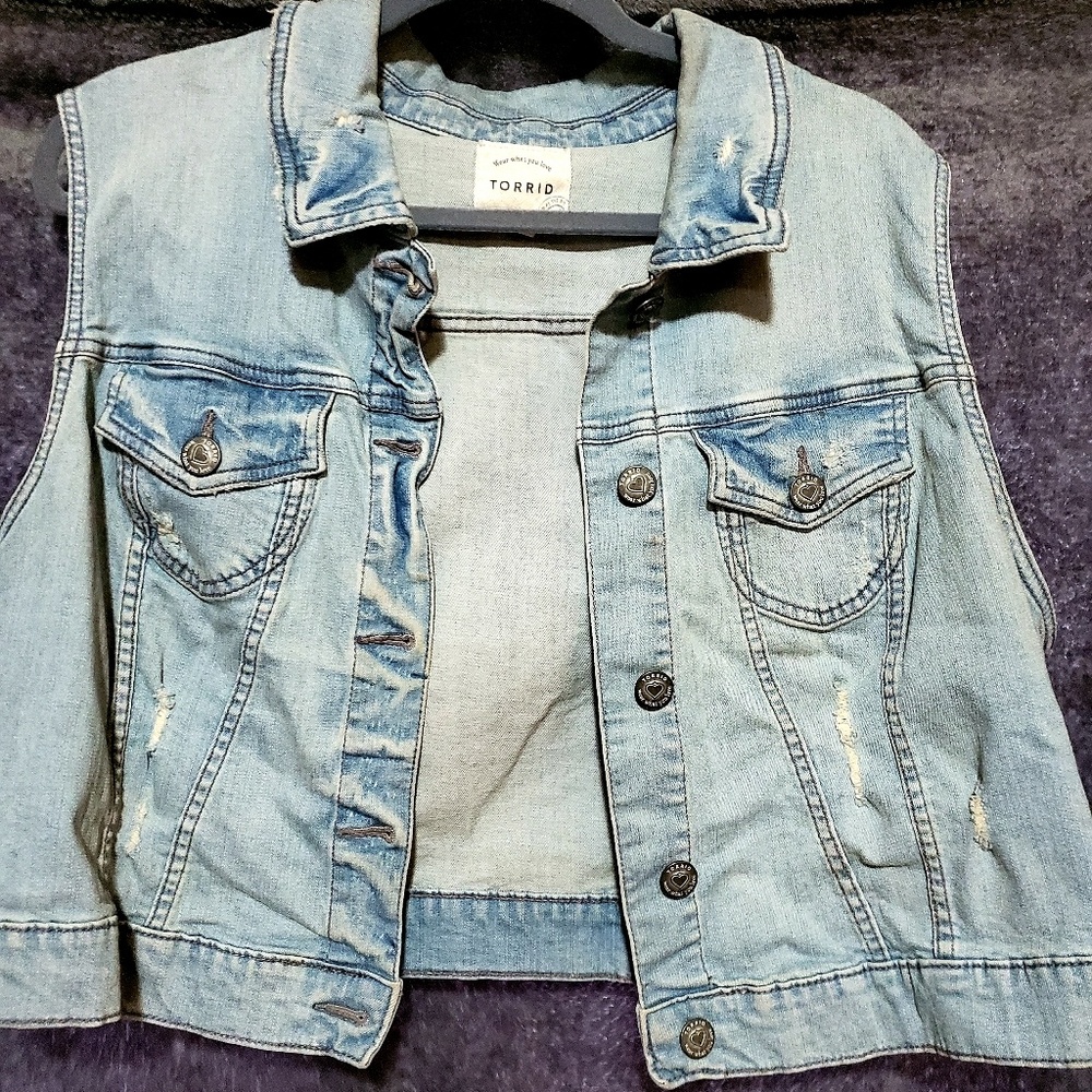 Torrid Jean Vest